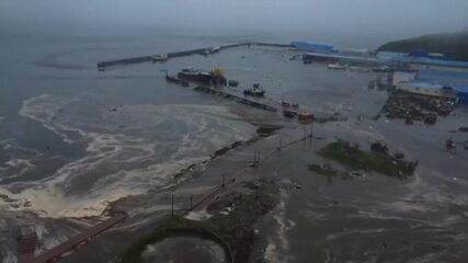 Vídeo mostra jardim de infância destruído após terremoto na Rússia
