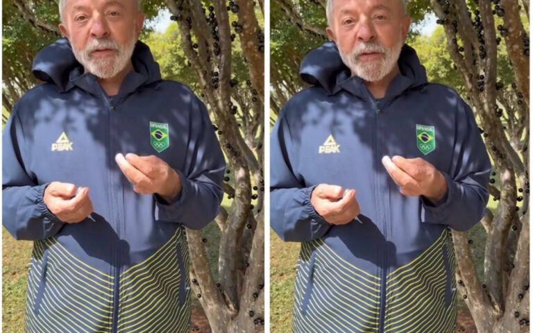 Lula ironizou Trump em vídeo chupando jabuticabas