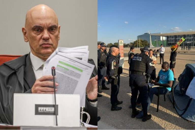 Moraes manda retirar acampamentos e proíbe manifestações na Praça dos Três poderes para evitar "novo 8 de Janeiro"