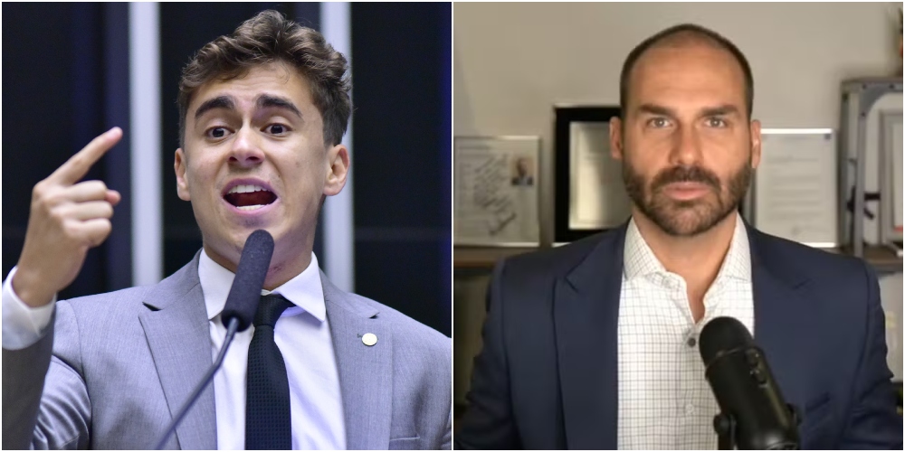 Nikolas Ferreira e Eduardo Bolsonaro