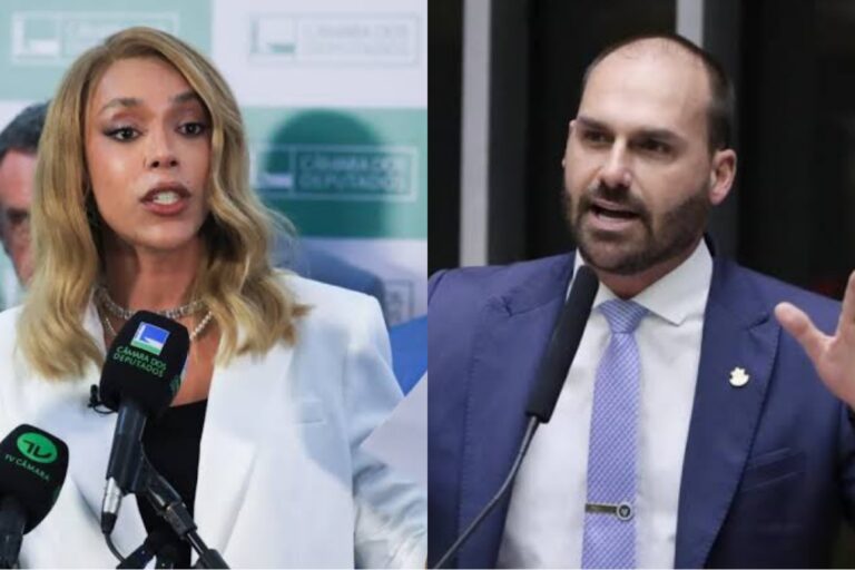 Após ser chamada de 'João', Erika Hilton processa Eduardo Bolsonaro por transfobia