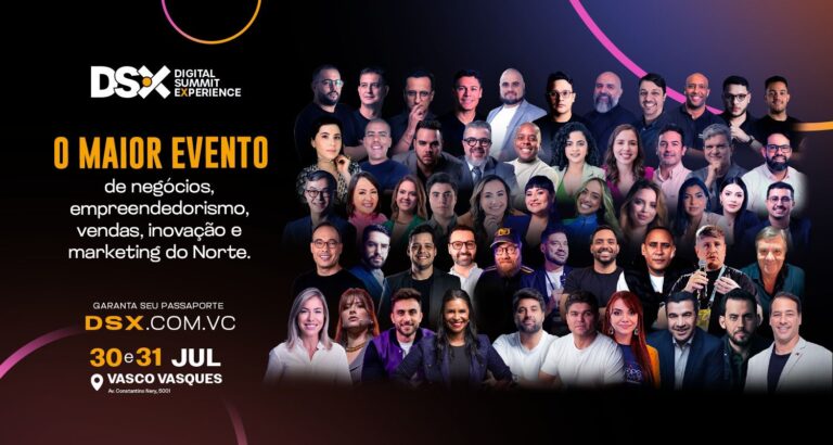 DSX 2025: Confira programação oficial com horários das palestras do maior evento de marketing e inovação do Norte