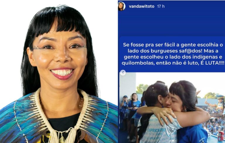 Vanda Witoto polemiza ao chamar Boi Garantido de “burguês” após derrota do Caprichoso Vanda Witoto polemiza ao chamar Boi Garantido de “burguês” após derrota do Caprichoso