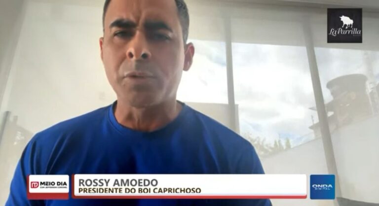 Presidente do Caprichoso rebate prefeito de Parintins após críticas: "A imaturidade não partiu de mim"