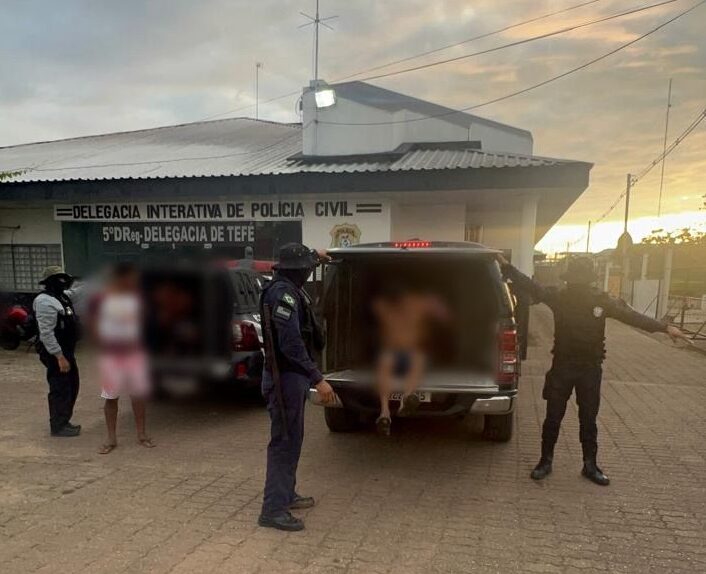 'Chock' e 'Negão' são presos suspeitos de matar adoelscente de 16 anos em Tefé