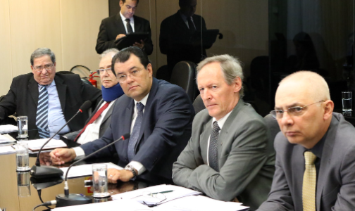 Senador Eduardo Braga e Willamy Frota, indicado para a diretoria da Aneel