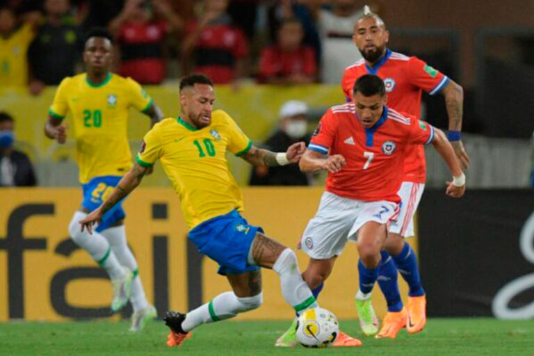 Brasil x Chile (Foto: Carl de Souza/AFP)