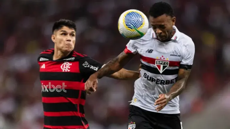 Flamengo x São Paulo (Foto: Divulgação/Placar)