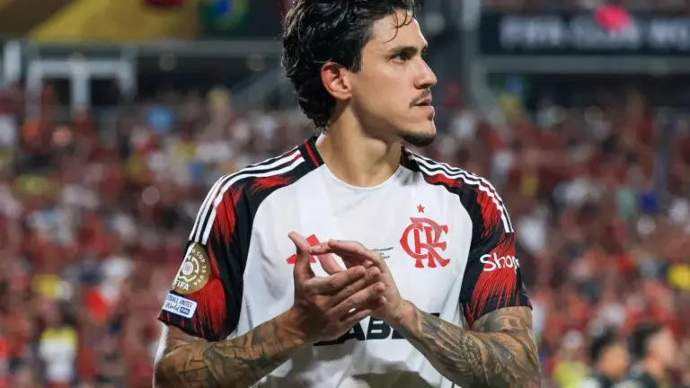 Pedro, atacante do Flamengo (Foto: Léo Barrilari/Gazetapress)