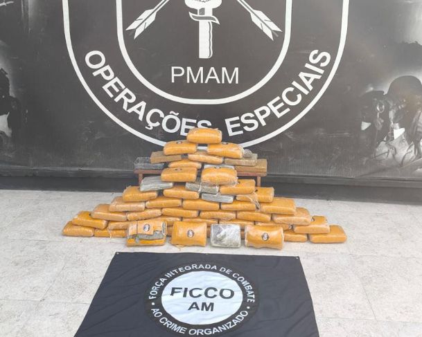 Drogas que homens transportavam no AM