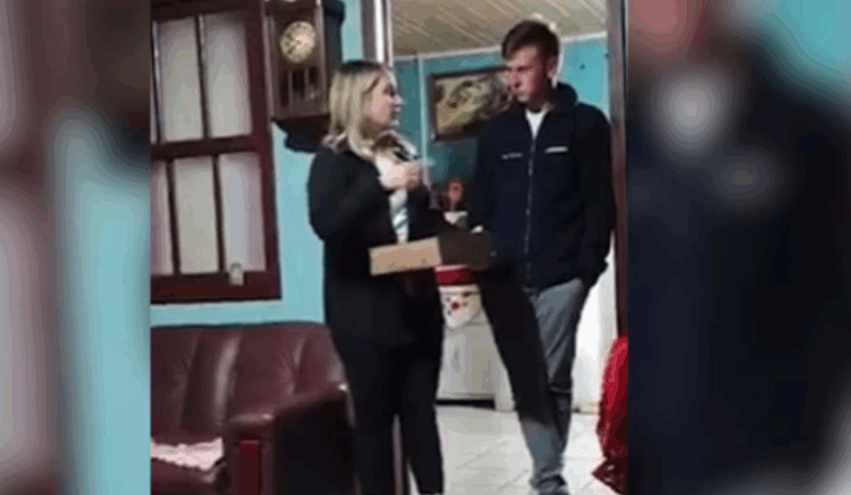 Chá revelação da traição: mulher expõe o marido em vídeo que viralizou nas redes