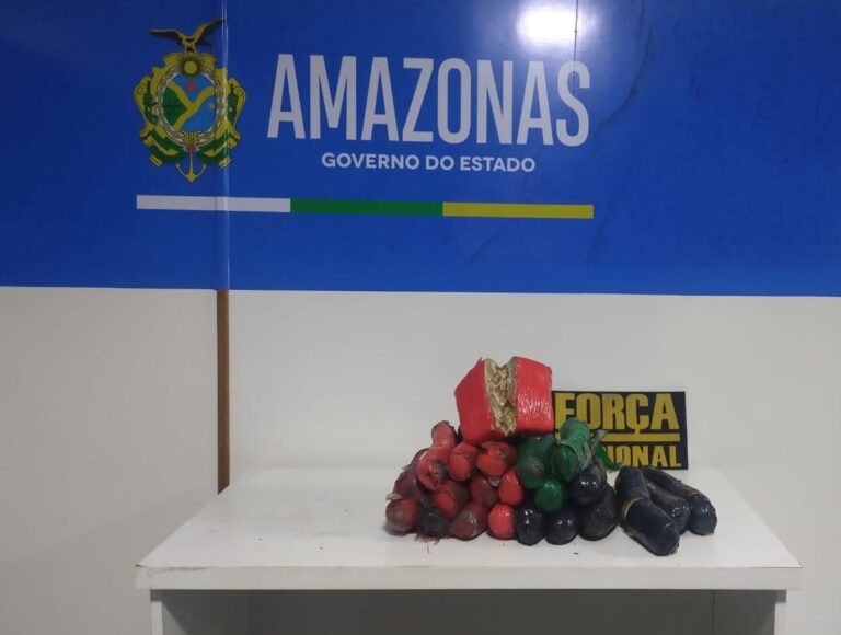 Drogas avaliadas em R$ 600 mil são apreendidas em assento de moto no Amazonas