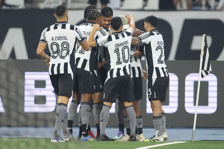 O Botafogo se impôs contra o Bragantino com uma goleada por 4 a 1 (Foto: Vitor Silva/Botafogo)