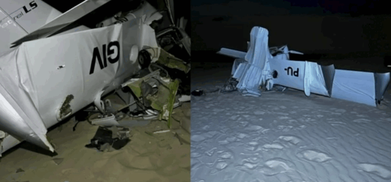 Queda de avião deixa duas pessoas mortas nos Lençóis Maranhenses
