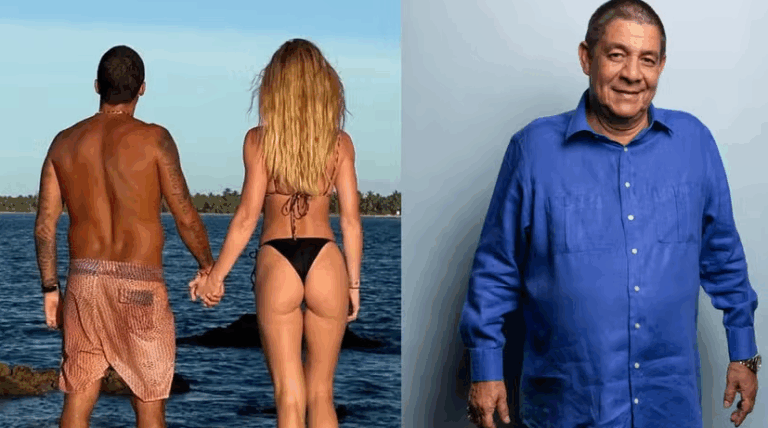 Cintia Dicker homenageia Pedro Scooby e seguidores confundem surfista com Zeca Pagodinho