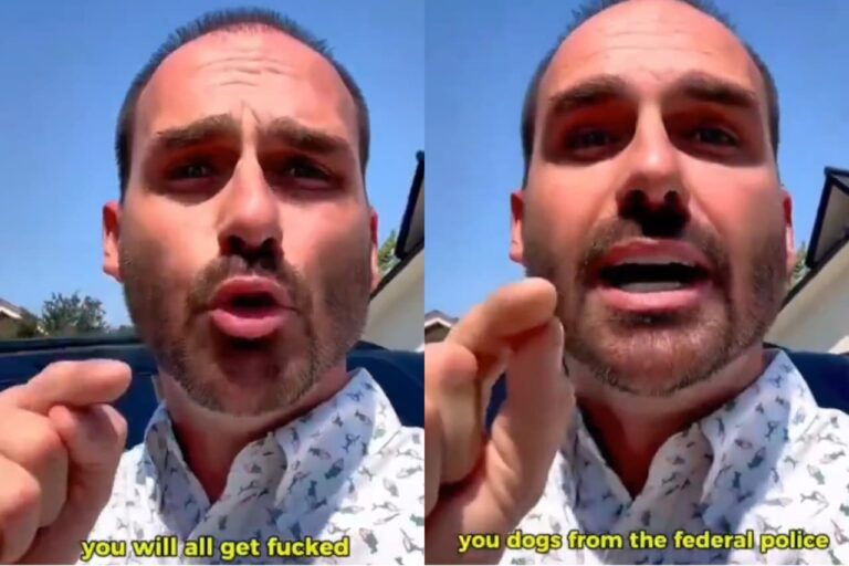 Eduardo Bolsonaro culpa PF e Alexandre de Moraes por assalto à casa de sua mãe e avós