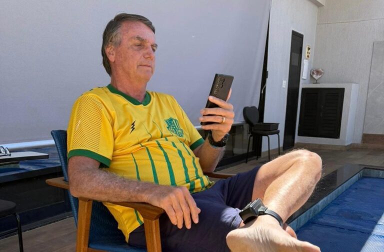 O ex-presidente Jair Bolsonaro