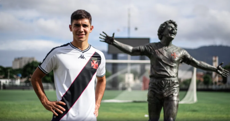 Juan Sforza foi contratado pelo Vasco em 2024 (Foto: Leandro Amorin/Vasco)