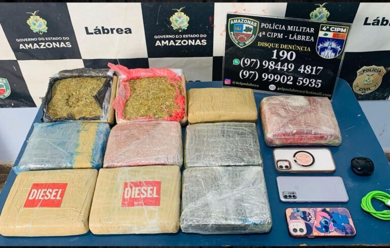 Duas mulheres são presas com mais de 10 kg de maconha enrolados em edredons em Lábrea