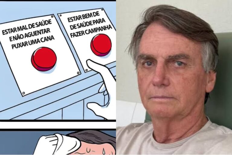 PT ironiza saúde de Bolsonaro: "Quando está preso, é doente; pra pedir voto, é atleta"