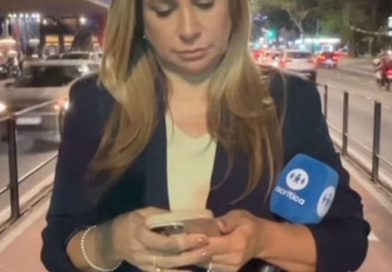 VÍDEO: Repórter da TV Acrítica sofre tentativa de assalto minutos antes de entrar ao vivo em São Paulo