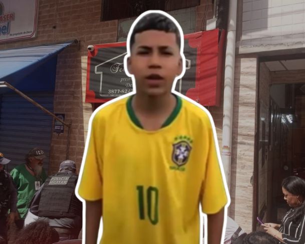 Adolescente no Centro de Manaus