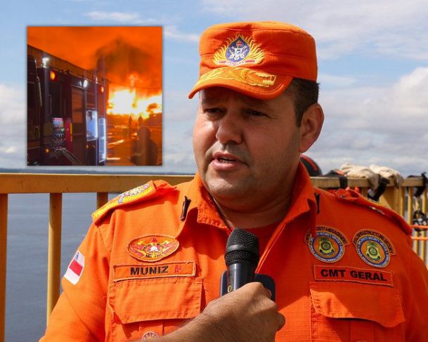 “Na fase de rescaldo”, diz Comandante do Corpo de Bombeiros sobre combate a incêndio no Distrito Industrial