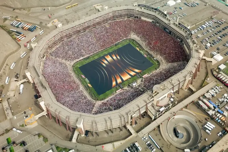 O Estádio Monumental de Lima, palco da final da Libertadores de 2019, recebeu Flamengo e River Plate (Foto: Getty Images)
