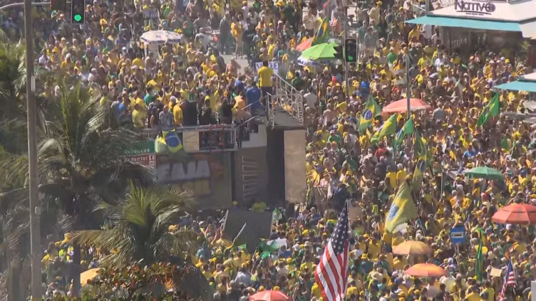 Ato Bolsonaro - Avenida Paulista - Agoasto de 2025
