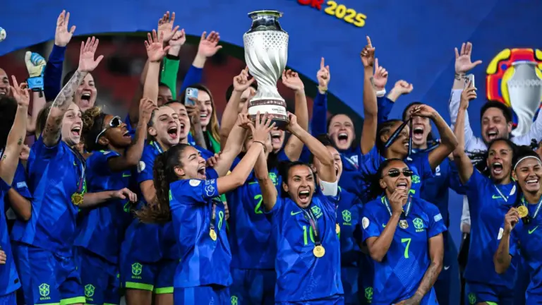 Brasil vence Colômbia nos pênaltis e conquista a Copa América Feminina pela 9ª vez; veja os detalhes do jogo