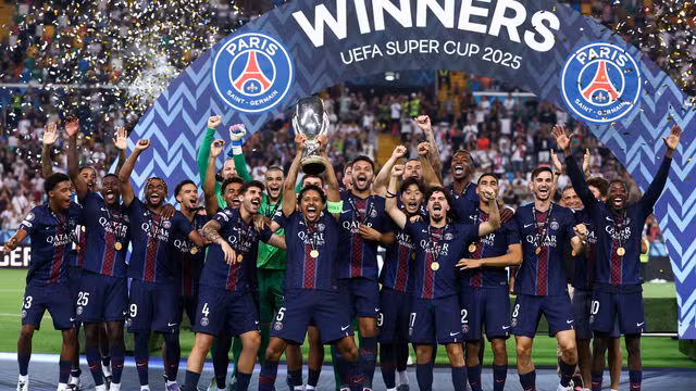 PSG conquista a Supercopa da Europa (Foto: AFP)