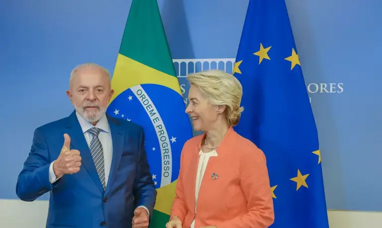 Mercosul: Lula reforça acordo com a União Europeia em ligação com Ursula von der Leyen