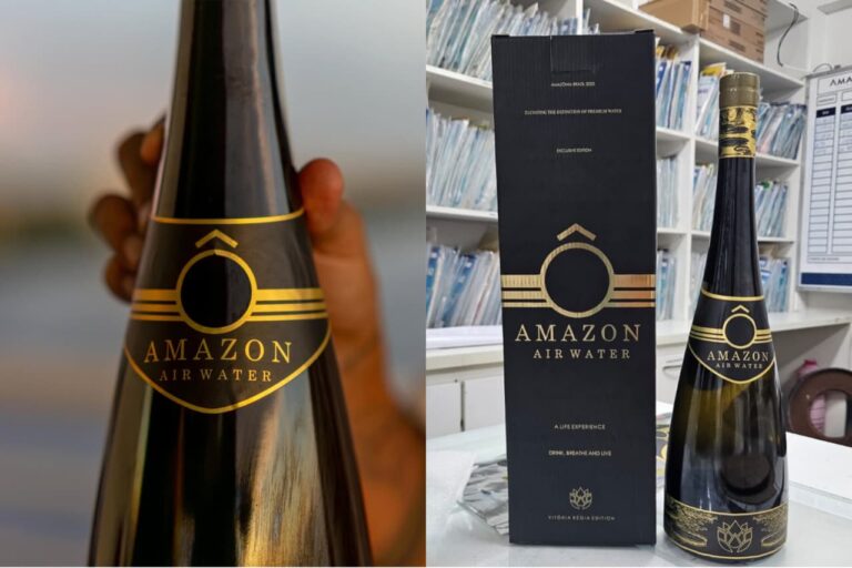 O Amazon Air Water - Em Barcelos, empresa transforma o ar da floresta em 'água premium'; conheça