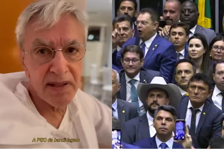 VÍDEO: Caetano Veloso convoca brasileiros para irem às ruas contra 'blindagem' e 'anistia'
