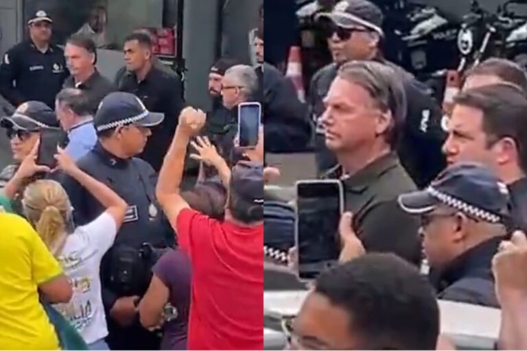 "Anistia já": apoiadores se reúnem em frente a hospital durante saída de Bolsonaro