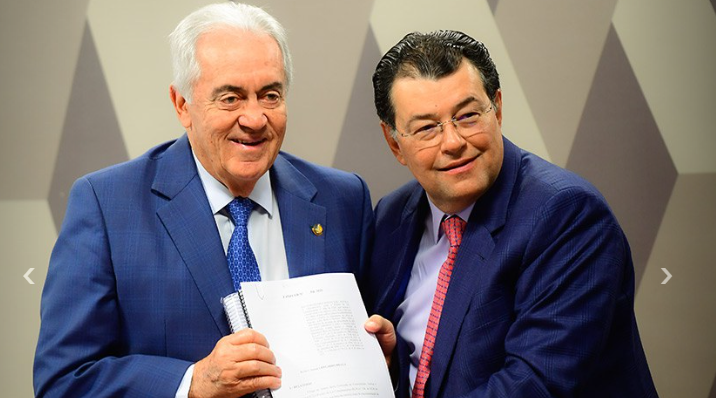 Senadores Otto Alencar e Eduardo Braga