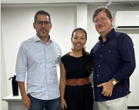 Marcelo Ramos, Vanda Witoto e José Ricardo Wendling
