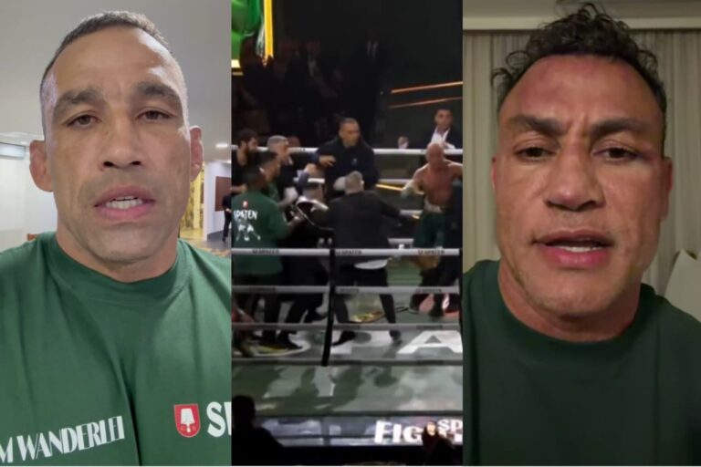 VÍDEO: Treinador de Wanderlei, Werdum se pronuncia e Popó se defende após briga generalizada no ringue
