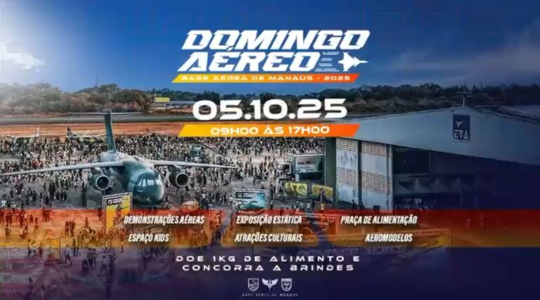 “Domingo Aéreo” : Veja data da exposição gratuita de aeronaves em Manaus