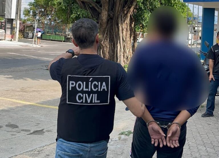 Homem é preso por agredir ex-mulher de 16 anos com perna de pau com pregos em Manaus