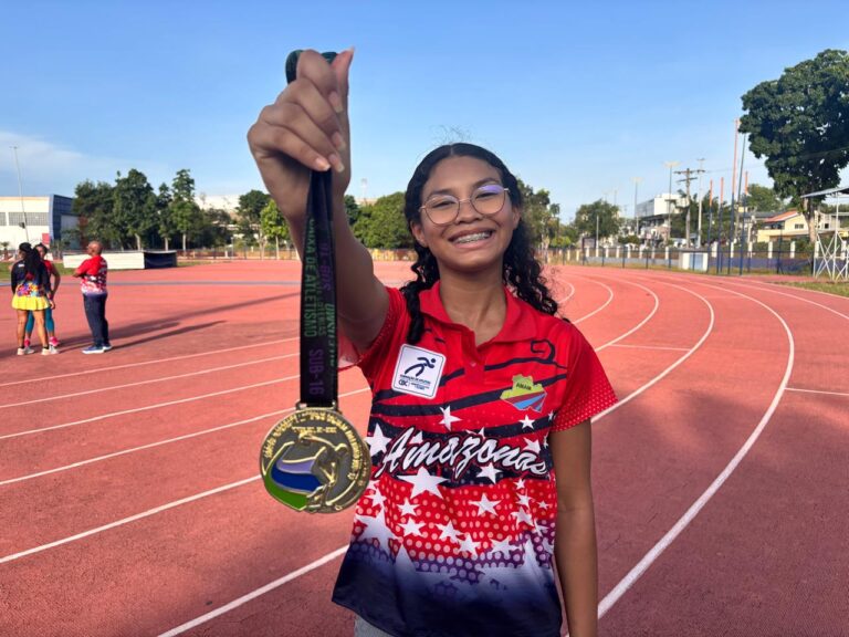Atleta amazonense conquista dois ouros no Troféu Norte-Nordeste de Atletismo Sub-16