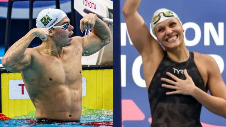 Gabriel Bandeira bate recorde mundial e é ouro; Carol é tetra