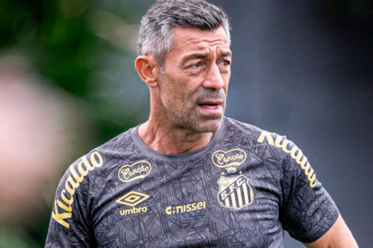 Pedro Caixinha foi demitido do Santos após derrota para o Fluminense (Foto: Raul Baretta/Santos)