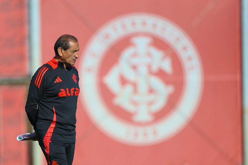 Ramón Díaz, técnico do Internacional (Foto: Ricardo Duarte/Internacional)