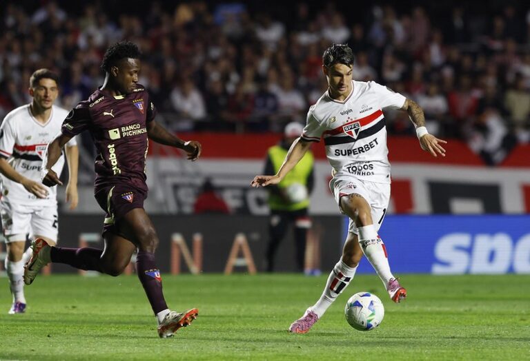 São Paulo x LDU em duelo pela Libertadores 2025 (Foto: Rubens Chiri São Paulo FC)