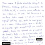 CARTA DA DEPUTADA CARLA ZAMBELLI AO MINISTRO DA JUSTIÇA ITALIANO, CARLO NORDIOEgregio Signor Min