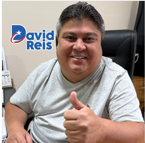 Nova marca e clima de pré-campanha: David Reis se prepara e marca terreno para 2026 Nova marca e clima de pré-campanha: David Reis se prepara e marca terreno para 2026