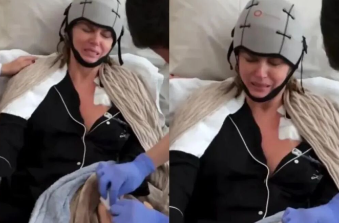 Val Marchiori inicia quimioterapia durante tratamento contra câncer de mama Val Marchiori inicia quimioterapia durante tratamento contra câncer de mama