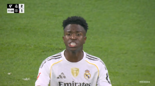 VÍDEO: Descubra o que Vini Jr. disse em desabafo após ser substituído em Real x Barcelona VÍDEO: Descubra o que Vini Jr. disse em desabafo após ser substituído em Real x Barcelona