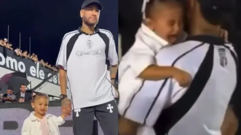 Filha de Neymar leva bolada na cabeça em jogo e internet reage: “Alguém vai perder o emprego” Filha de Neymar leva bolada na cabeça em jogo e internet reage: “Alguém vai perder o emprego”
